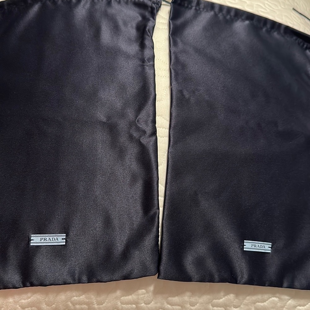 Prada Satin Dust bag 2pcs. $50